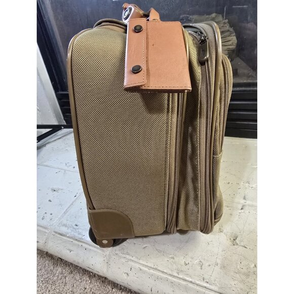 VINTAGE HARTMANN INTENSITY BELTING UPRIGHT WHEELED CARRY-ON BRIEFCASE LUGGAGE - Picture 9 of 16